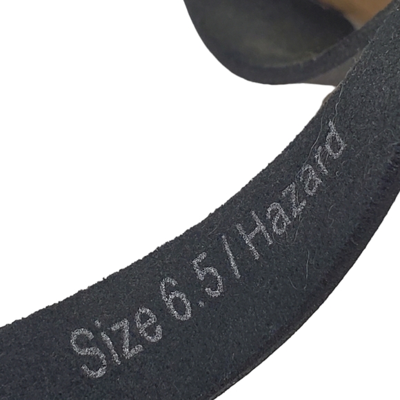 BLOWFISH Hazard Strappy Platform Sandals Black Cork Sz 6.5 Leather - Picture 10 of 11